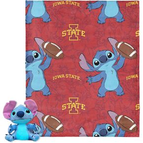 Northwest NCAA Stitch Hugger Pillow & Silk Touch Throw Blanket Set, 40 x 50 Inches in Kuwait