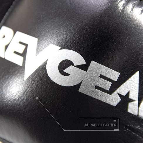 قفازات الملاكمة Revgear Pro Series MS1 MMA، جلد فاخر للمواي تاي، السجال، عشاق MMA، متوسط، أسود، مثالي للتدريب، كروس رائع in Saudi Arabia