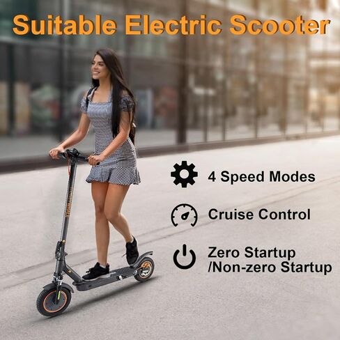 M2MAX-B Electric Scooter, 18 Miles Range, 350-500W Motor & Max Speed 20 Mph, 10" Pneumatic Tires, Cruise Control, Folding Commuter E-Scooter for Adults,with Locking Function in Saudi Arabia