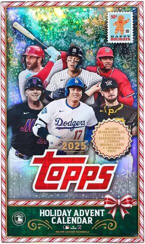 2025 Topps Holiday Baseball Trading Cards - Advent Calendar in Saudi Arabia