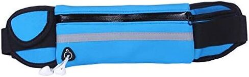 Solid Color Outdoor Sports Waist Bag, Large Capacity Sweat-Proof Running and Hiking Belt, Portable Travel Fanny Pack, Adjustable Waistband for Fitness and Exercise in Saudi Arabia