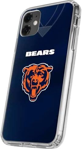 Skinit Clear Phone Case Compatible with iPhone 11 - Officially Licensed NFL Chicago Bears Team Jersey Design in Saudi Arabia