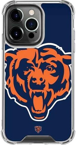 Skinit Clear Phone Case Compatible with iPhone 15 Pro - Officially Licensed NFL Chicago Bears Large Logo Design in Saudi Arabia