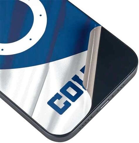 Skinit Decal Phone Skin Compatible with iPhone 15 Plus - Officially Licensed NFL Indianapolis Colts Design in Saudi Arabia
