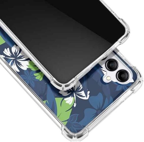 Skinit Clear Phone Case Compatible with Galaxy A14 5G - Officially Licensed NFL Seattle Seahawks Tropical Print Design in Saudi Arabia