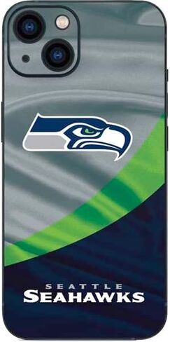 ملصق هاتف Skinit متوافق مع iPhone 14 - تصميم مرخص رسميًا من NFL Seattle Seahawks in Saudi Arabia