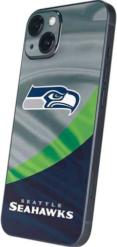 ملصق هاتف Skinit متوافق مع iPhone 14 - تصميم مرخص رسميًا من NFL Seattle Seahawks in Saudi Arabia