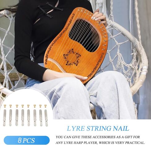 1 مجموعة Lyre القيثارة أوتاد ضبط الوتد الملحقات لتثبيت سلسلة دائم Lyre القيثارة دبوس الأظافر مع الصنعة والمبتدئين in Saudi Arabia