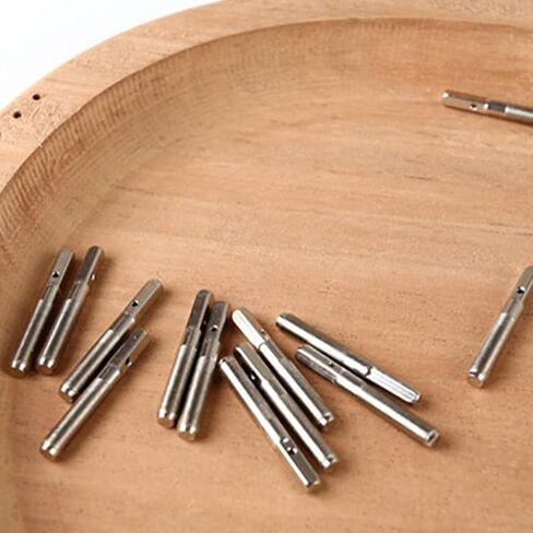 HANABASS 12pcs Lyre Harp Tuning Pegs String Pin Accessories for Easy Installation and Versatile Compatibility Musical Instruments in Saudi Arabia