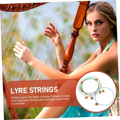 15pcs Lyre Strings for Lap Harp Harp Strings Musical Instrument Accessory in Saudi Arabia