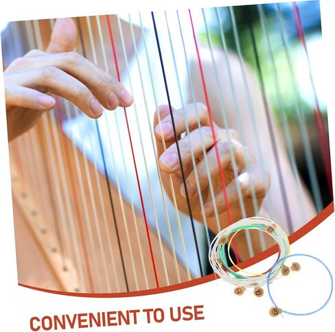 15pcs Lyre Strings for Lap Harp Harp Strings Musical Instrument Accessory in Saudi Arabia