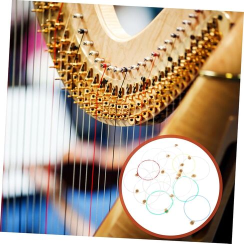 15pcs Lyre Strings for Lap Harp Harp Strings Musical Instrument Accessory in Saudi Arabia
