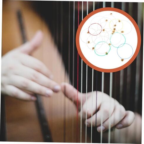 15pcs Lyre Strings for Lap Harp Harp Strings Musical Instrument Accessory in Saudi Arabia