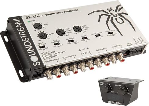 Soundstream Premium Bass Processor with Line Driver/Line Converter for Car Audio – High Voltage Output, Noise-Free Signal Boost, OEM Car Stereo to RCA Line Level Conversion (BX-LOC1) in Saudi Arabia