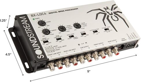 Soundstream Premium Bass Processor with Line Driver/Line Converter for Car Audio – High Voltage Output, Noise-Free Signal Boost, OEM Car Stereo to RCA Line Level Conversion (BX-LOC1) in Saudi Arabia