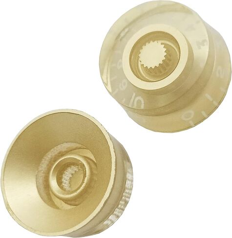 Electric Guitar Top Hat Knobs Speed Volume Tone Control Knobs Compatible with Les Paul LP Style Electric Guitar Parts Replacement Set of 4Pcs Black. in Kuwait