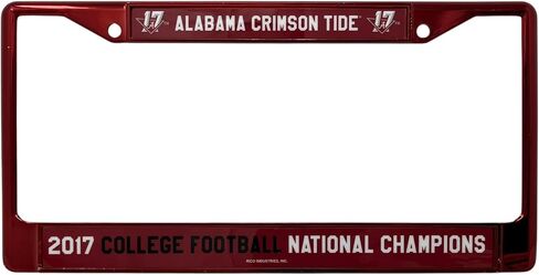 NFL/NCAA Standard Chrome License Plate Frame, 12"x6", Team Colors (Los Angeles Chargers) in Saudi Arabia