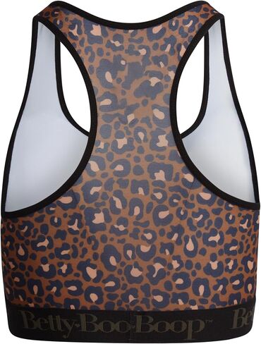 COCO BRANDS Womens Sports Bras Set - 2 Piece Betty Boop Bratz Removable Pads Racerback Sports Bras & Boxer Briefs Underwear in Saudi Arabia