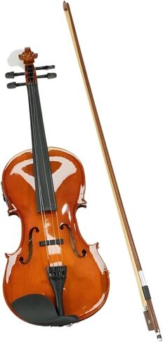 Professional Violin Set 4/4 Electric Violin With Solid Wood Bow And Case Handmade Musical Instrument Set in Saudi Arabia