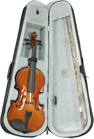 Professional Violin Set 4/4 Electric Violin With Solid Wood Bow And Case Handmade Musical Instrument Set in Saudi Arabia
