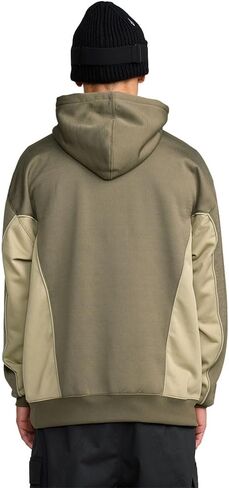 Volcom Men's Vital Fleece Riding Hoodie – Water-Repellent Sweatshirt with Storm Hood & Thumbholes in Saudi Arabia
