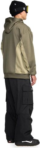 Volcom Men's Vital Fleece Riding Hoodie – Water-Repellent Sweatshirt with Storm Hood & Thumbholes in Saudi Arabia