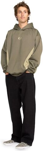 Volcom Men's Vital Fleece Riding Hoodie – Water-Repellent Sweatshirt with Storm Hood & Thumbholes in Saudi Arabia