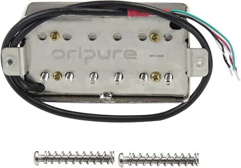 OriPure Alnico 5 مختومة جيتار هامبوكر بيك اب كروم بريدج بيك اب مناسب LP نمط جيتار جزء in Kuwait