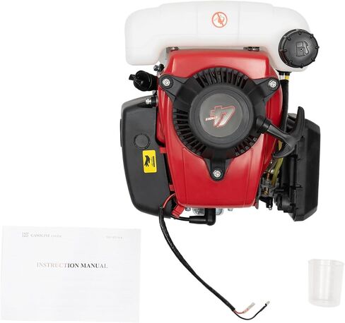 4-Stroke 4HP Outboard Boat Motors, 53.2CC Heavy Duty Fishing Boat Engine with Air Cooling System and 1.2L Fuel Tank, Hand-pull Start Marine Engine for Small Boats of 7.5-16.4ft in Saudi Arabia