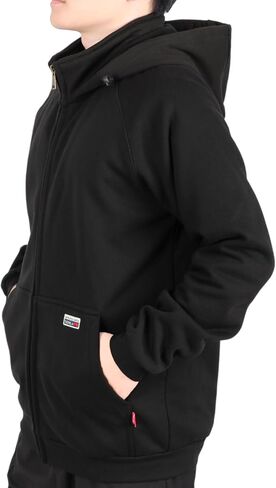 TICOMELA FR Hoodies Zip-Up Fleece – 14oz Flame Resistant Hooded Sweatshirt with Pig Nose Drawcord, Raglan Sleeves in Saudi Arabia