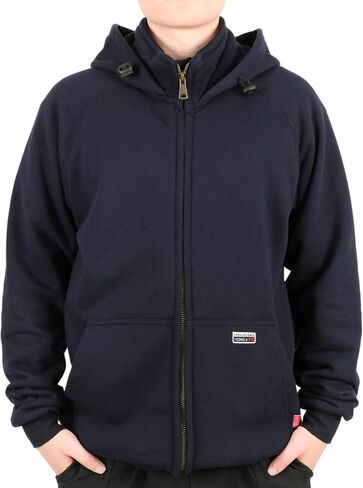 TICOMELA FR Hoodies Zip-Up Fleece – 14oz Flame Resistant Hooded Sweatshirt with Pig Nose Drawcord, Raglan Sleeves in Saudi Arabia