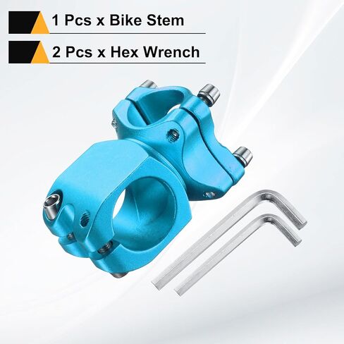 HARFINGTON Bike Stem Aluminum Alloy Bicycle Handlebar Stem with Hex Wrench for Mountain Road Bike BMX MTB Cycling in Saudi Arabia