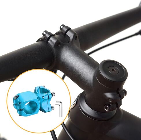 HARFINGTON Bike Stem Aluminum Alloy Bicycle Handlebar Stem with Hex Wrench for Mountain Road Bike BMX MTB Cycling in Saudi Arabia