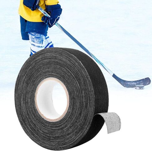 82 FT Hockey Tape, Tennis Badminton Racket Overgrip for Anti Slip and Absorbent Grip Hockey Stick Tapes(Black) in Saudi Arabia