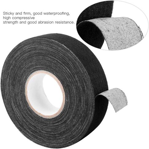 82 FT Hockey Tape, Tennis Badminton Racket Overgrip for Anti Slip and Absorbent Grip Hockey Stick Tapes(Black) in Saudi Arabia