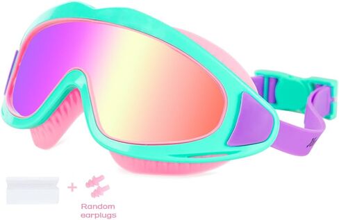 TFJH E 1 Pack Kids Swim Goggles Girls Swimming Goggles for Boys Anti-Fog Waterproof No Leaking 3-12Y in Saudi Arabia
