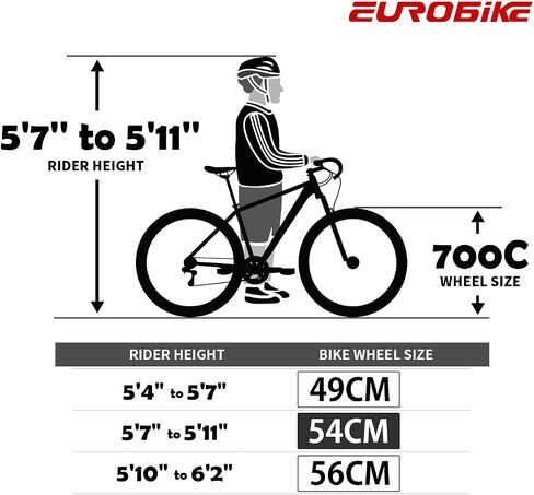 دراجات EUROBIKE EURXC550 21 سرعة دراجة طريق 700C عجلات دراجة طريق مزدوجة قرص الفرامل دراجات …… in Kuwait
