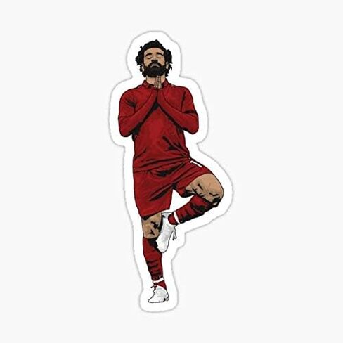 Yoga Mo Salah Sticker - Sticker Graphic - Waterproof - Fade Resistant Die Cut in Saudi Arabia