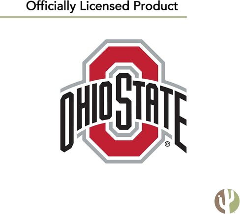 صبار الصحراء إطار لوحة ترخيص جامعة ولاية أوهايو OSU Buckeyes حامل للجزء الأمامي أو الخلفي من حامل بطاقات السيارة المعدنية مرخص رسميًا (الشعار 1) in Saudi Arabia