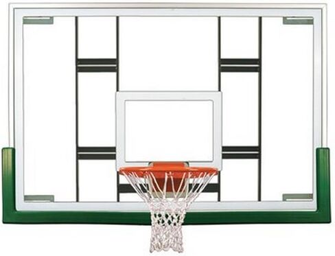 First Team Colossus Upgrade Package Steel-Glass Gymnasium Backboard44; Rim & Pad Upgrade Package- Gold in Saudi Arabia