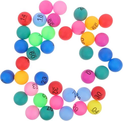 40 قطعة من جائزة بينجو الملونة من Kisangel، سحب متعدد الأرقام لألعاب الحفلات والاحتفالات وديكورات الحفلات النابضة بالحياة وألعاب اليانصيب الممتعة in Kuwait