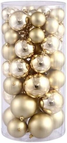 2.4 in. - 3 in. - 4 in. Gold Balls Shiny-Matte 50-Box in Saudi Arabia