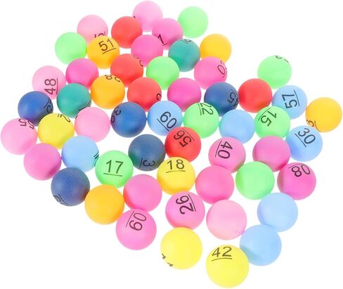 60 قطعة من كرات السحب غير الملحومة عدد الكرات للحفلات وحفلات جمع التبرعات والمناسبات، تصميم مدمج لسهولة الاستخدام in Kuwait