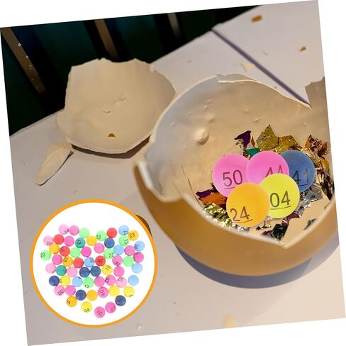 60 قطعة من كرات السحب غير الملحومة عدد الكرات للحفلات وحفلات جمع التبرعات والمناسبات، تصميم مدمج لسهولة الاستخدام in Kuwait