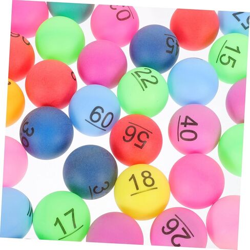 60 قطعة من كرات السحب غير الملحومة عدد الكرات للحفلات وحفلات جمع التبرعات والمناسبات، تصميم مدمج لسهولة الاستخدام in Kuwait