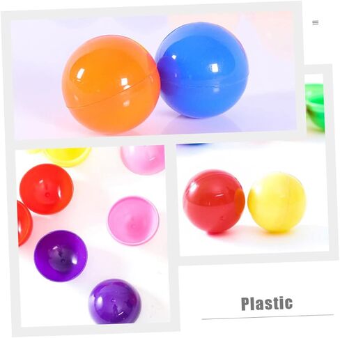 ibasenice 100pcs Raffle Drawing Balls Openable Fun Game Balls Bright Colors for Parties and Events for Home and Bar Game Props in Saudi Arabia