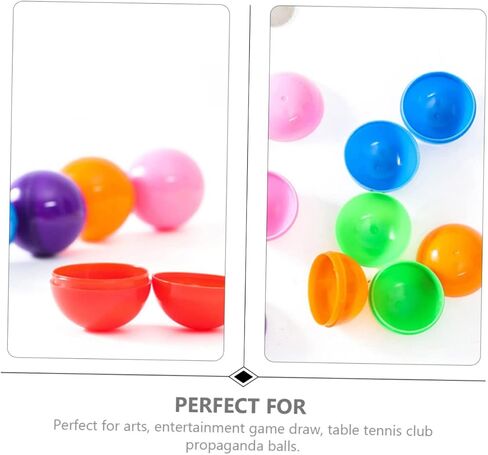 ibasenice 100pcs Raffle Drawing Balls Openable Fun Game Balls Bright Colors for Parties and Events for Home and Bar Game Props in Saudi Arabia