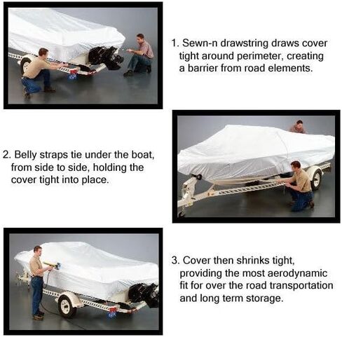 Malibu Boat Shrinkable Transhield Cover 7811019T | Wakesetter 21 VLX in Saudi Arabia