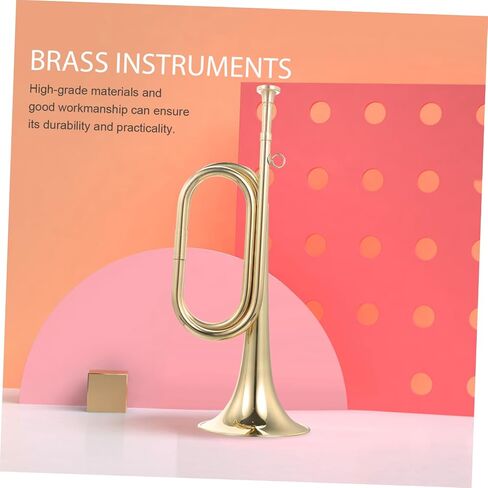Totority 1pcs Bugle Trumpet Beginner Trumpet Horn Wind Instrument Bugle Plays Taps in Saudi Arabia