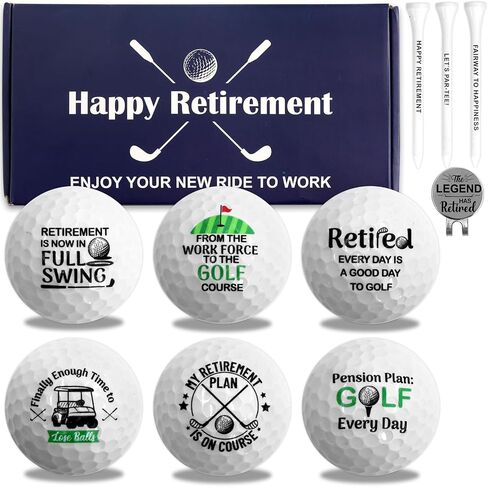 Fancy Land Retirement Golf Ball Gift for Birthday Holiday Thanksgiving Christmas Bulk in Kuwait